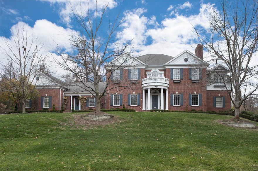 Welcome to the newest, grandest home in one of Ladue's best neighborhoods!  This idyllic property consists of a 3 story, almost 8,000 sq. ft. residence w/ 4 car garage, situated on 1.1 acres.  The backyard opens up to 2 expansive patios with outdoor TV,  fireplace, fire pit & 2 grill islands surrounded by flower beds, mature trees and undulating lawn. The 1st floor of the impeccably maintained & expanded house features a master suite with built-ins & teak bathroom cabinets, open concept kitchen/informal dining/living w/ top of the line appliances, butler's pantry, laundry & 2 guest 1/2 baths.  The 20 ft. high ceiling entry is flanked by a wood paneled library & formal dining room.  The 2nd floor offers 2 spacious ensuite bedrooms, 2 bedrooms connected with a Jack & Jill bath & charming study/playroom and a 2nd laundry.   The bright, spacious w/out LL features a rec room with a fireplace & solid cherry wet bar, French doors to lower patio & separate entry to a possible au pair suite. Additional Rooms: Sun Room, Wine Cellar