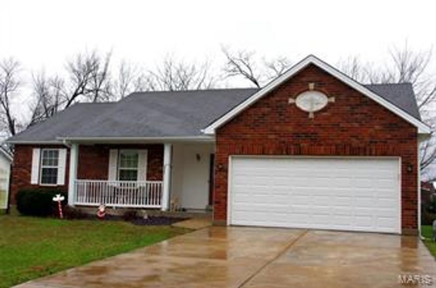 This lovely, well cared for home would be perfect for you!  The entry foyer is large with wood floors, opening into a vaulted  great room.  The gas fireplace will keep you warm on cold winter nights.  Plant selves are available for any decor and the kitchen is spacious with a large pantry. The laundry leads out to the large garage, which has space for your yard machines or a work bench.  The master bedroom is huge, with attached bath.  The shower has two seats and is large.  Both guest bedrooms are spacious enough for either offices or your guests. The guest bath is conveniently located in the hall.  What a basement!  It is just waiting to be finished with a rough-in for a bath. The back patio is pleasantly expansive for those warm days to grill.  The house is complete with a brand new roof.  Also the home is in a great location with easy access for commuting.  Motivated seller!  Please call the listing agent to schedule an appointment.