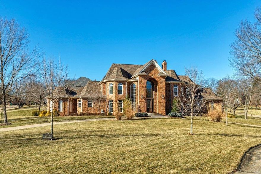 This impressive home in the heart of Town and Country is within steps of Queeny Park and has over $300,000 of recent, extensive updates buyers will love. Newer roof, skylights, siding, windows, 3 HVAC systems, water heaters, back porch addition, Sub-Zero Fridge to name a few. The soaring 2 story, light filled foyer, flanked by dining and living rooms, invites you into this stunning home. The 2-story great room has a fireplace, wet bar, media built-ins and a wall of windows. Updated center island kitchen has a Viking cooktop, dual Viking ovens, Sub-Zero fridge, walk in pantry with a breakfast room that walks out to the newer covered patio which is gorgeous! Den/office is conveniently right off the kitchen. First floor master suite features second fireplace, updated luxurious bath, adjoining office and access to patio. Five large bedrooms upstairs all with walk in closets. One bath is ensuite, plus hall and jack/jill baths. Fabulous Home!