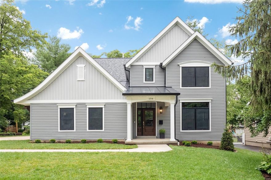 Welcome to 156 Cottage! Tucked on a quiet, dead-end street, this custom 5-bedroom home is a showstopper. Open living space with 9’ ceilings, wood floors, 5” crown molding, private office, and the list goes on. Amazing kitchen with custom cabinets, Bertazzoni gas range with Pro Chimney hood, large walk-in pantry, Adorne under cabinet lighting opens to a 27x14 covered terrace overlooking the sizable level back yard. Upstairs you will find the large primary suite with luxury master bathroom and convenient 2nd fl laundry. 3 addl bedrooms with the other full bath complete the 2nd floor. Lower level boasts 9’ ceilings, addl bedroom, large rec/family room, full bath, as well as large unfinished space for storage. Oversized 2 car garage with EV home charging station. Smart features include wifi controlled thermostats, doorbell and keyless entry. Fully sodded with irrigation system. Be the first owners of this exquisite home, designed and built by well-known local architect, Jim Bulejski Additional Rooms: Mud Room