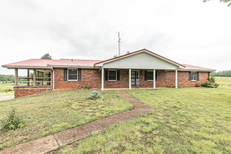 Completely remodeled 4 plus bedroom home with full basement, metal roof, new granite countertops, new stainless appliances, smart thermostat, new fixtures, wood burning fireplace, wood furnace with backup electric on 52.75 acres.  Walk-out basement has an additional kitchen, bedroom, and rec room.  Property is fenced and cross-fenced, mostly pasture, includes a 28x22 equipment shed with concrete floor and 30x40 shop with concrete floor. National Forest joins on the North side of property.  Additional 40 acres that joins property can be purchased for $100,000 and has electric and well.  52.75 acres and over 3800 square ft. home for $299,900.