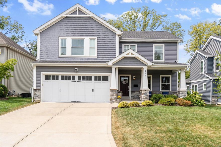 Eight year Young Home in the Heart of Kirkwood!  5 bed, 3.5 bath Turnkey Two Story w/ almost 4,000 sq ft of total living space. Hardwood floors run thru-out Main level.  Dining Room greets you off entry foyer and connects to kitchen via coffee bar.  Chef’s kitchen w/ center island, tile backsplash, and stainless steel appliances with gas range.  Flowing floor plan opens to Family Room w/ gas fireplace and built in bookshelves.  Main floor den is great flex space for home office or kids play Room.  Walk out to enlarged patio and fenced in yard.  Perfect place to BBQ and watch the kids play!  Primary Bedroom w/ wood floors, cased ceiling, and large walk in closet. Primary bath w/ dual vanities, sep tub, and glass encased shower. Three other beds for the kids. Plus upstairs laundry. Finished LL with Rec Room , 5th Bedroom and full bath. Movie Room as well!  Attractive curb appeal with craftsmen garage door and stone accent pillars. Walkable to Keysor Elementary and all amazing things KWD!