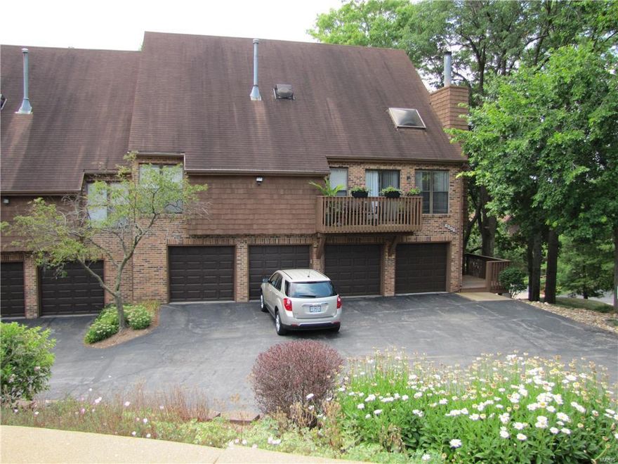 Hard to find  ground level condo (NO STEPS!). This was a 2 Bedroom unit converted to a One Bedroom to accommodate a formal Dining Room or just to have open expansive Great Rm. The Great rm. features a wall of windows and a wood-burning fireplace. Master Bedroom features a large walk-in closet with new space closet system. Master bath is big enough to accommodate a separate tub and shower and vanity with make-up area. Condo features a one car garage space with closet for extra storage. Conveniently located off Wells Road next to beautiful Suson Park and across the street from Kennedy Rec Complex. Complex is FHA Approved Location: Ground Level