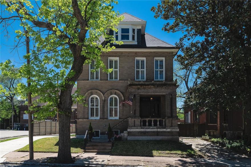 Gorgeous professionally renovated 3 story in the Shaw neighborhood with the best of both worlds: modern features and historic old world charm. Spacious kitchen with: quartz counters, custom cabinets, custom tile floor, recessed lighting, butlers pantry, and stainless steel appliances. Large living room and spacious formal dining room are complemented with wood floors, 10 ft. ceilings, and pocket doors. The 2nd floor boasts the spacious master bedroom suite with: deep walk in closet, recessed lighting, custom 2 bowl vanity, and custom tiled shower with glass surround. A 2nd bedroom, a 2nd full bath, and huge laundry room round the 2nd floor. The 3rd floor is designed with 2 large bedrooms separated by a spacious loft and a 3rd full bath. The back yard is arranged with: big pebble patio with bistro lighting, privacy fencing, 2 car garage, concrete driveway, and powered security gate. Other features include: plantation shutters throughout, partially finished basement, updated HVAC.