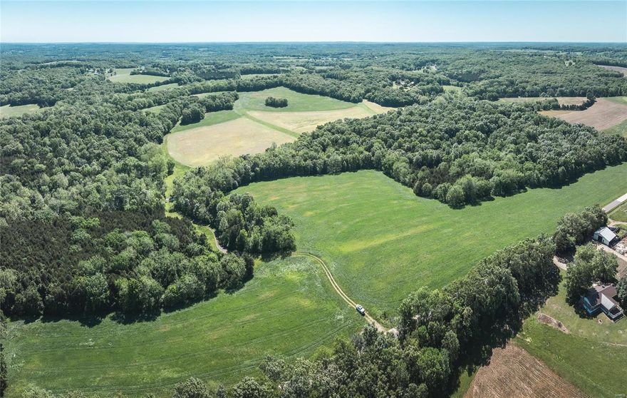 Welcome to an exceptional 166-acre farm, where the allure of nature intertwines with boundless opportunities. Nestled within fertile land, this property boasts a Stonehouse covering housing a freshwater spring, a timeless source of charm and refreshment. The landscape, adorned with approximately 20 acres of cornfields and various crops, invites agricultural endeavors and tranquil retreats alike. Two creeks grace the terrain, one coursing through the center with high banks adorned by striking rock outcroppings, while the other runs along the backside, offering excellent hunting potential. Within the woods, trails wind through mature timber, leading to secluded food plots and cedar glades, while remnants of an old homestead evoke the property's rich history. In essence, this farm offers a harmonious blend of natural wonders and untapped potential, presenting a rare opportunity to own a truly unique piece of paradise.