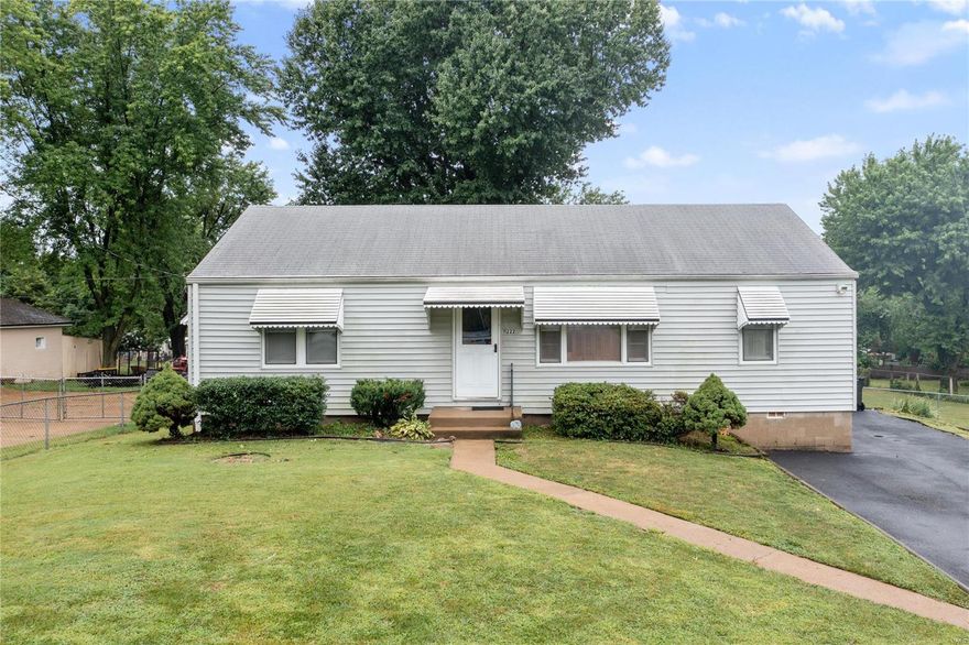 Great opportunity to get a ranch style home in the middle of everywhere! Come see this home that has wonderful potential to be everything you've dreamed about.  An enormous level back yard with a large patio gives tons of entertaining space in addition to a partially finished basement offering a large recreation area and possible home office or sleeping area.  Washer and dryer remain with property as is, no warranty from seller.  A bit of work and updating some cosmetic features could truly turn your home ownership dreams into reality...come see it before it's gone!