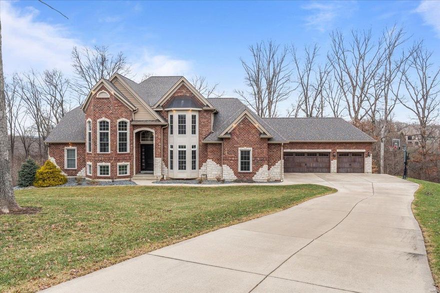 Tucked away on 4+ acres in the prestigious Meridien subdivision, this stunning 1.5-story estate is an entertainer’s dream! Step inside to find soaring ceilings, rich maple flooring & elegant finishes throughout. The expansive kitchen features a center island, granite counters, stainless appliances, a double wall oven & electric cooktop w/ custom hood, seamlessly flowing into the hearth room w/ a cozy gas fireplace, sunlit breakfast nook & charming screened porch. The main-floor primary suite is a true sanctuary, and the three upper-level bedrooms boast private en-suite baths & walk-in closets. Walkout LL is built for entertainment w/ a theater room, wet bar, gym, full bath w/ access to the pool! Enjoy the luxurious gunite pool w/ saltwater system & spa, surrounded by peaceful wooded views. With a 5-car garage, home office, 10-ft foundation pour, geothermal HVAC, & dual water heaters, this home is as functional as it is breathtaking—Don't miss this exceptional retreat in Wildwood! Additional Rooms: Mud Room