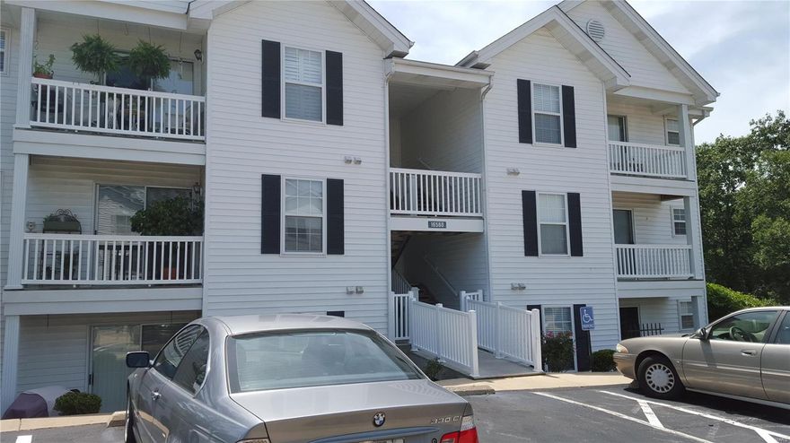 You don't want to miss this spacious and conveniently-located condo in beautiful Wildwood. This 2-bedroom and 2-bathroom condo features fresh steam-cleaned carpets and plenty of natural light. Enjoy the private deck overlooking a pond. Easy access to shopping and leisure. Rockwood School District. This one is sure to go fast, schedule an appointment today. Location: End Unit