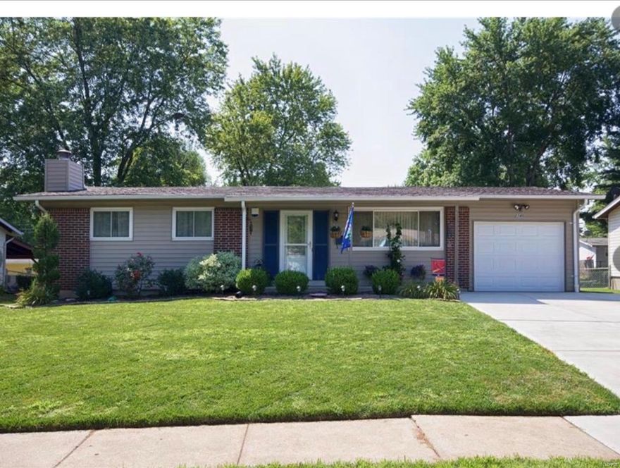 This is a beautiful 3 bedroom, 2 bathroom, newly painted home.  Open floor plan w/upgraded stainless steel appliances and updated kitchen. Above ground pool with deck is  perfect for outdoor entertaining while viewing your outdoor tv. Fenced large yard, shed for additional storage. One car garage with a 2 car driveway. Newer furnace/ac/roof. This home is move in ready! This is a must see!