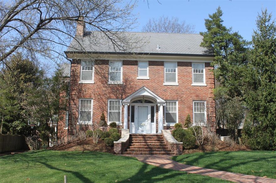 NOW TRULY PRICED TO SELL! Wonderful Clayton home in Claverach Park with 5 bedrooms, 4.5 baths and all the right spaces. The house is neutral, light and open with pretty architectural details. A recent 2 story plus basement addition to the original house flows seamlessly and beautifully enlarges and enhances the living spaces. The custom kitchen has stainless appliances, granite counter tops, a breakfast bar and an adjoining breakfast room. The large family room with a fireplace and bay windows overlooks a nicely landscaped private yard. The master bedroom suite is large and has a sitting room and a wonderful bath.The house has updated baths, lots of hardwood floors, pretty leaded windows, many newer windows, some plantation shutters and wood blinds. Laundry room in on the 2nd floor and there is a terrific rec room in the basement. All this and more! This is a rare opportunity in Clayton.