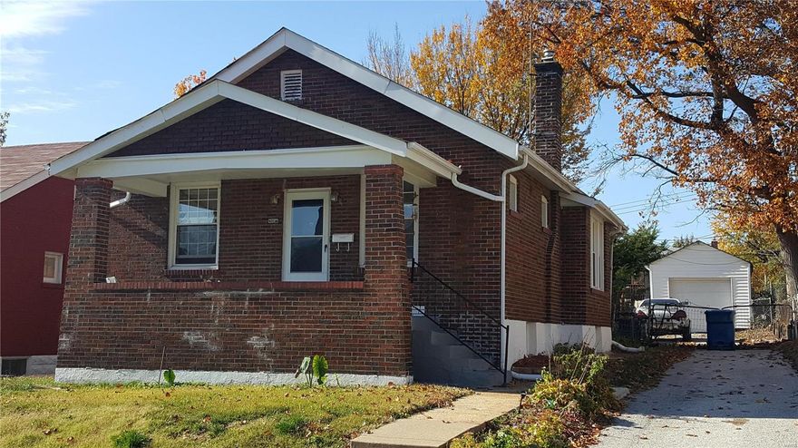 Terrific cash flow opportunity for investors!! Very nice brick home with private driveway, enclosed sunporch, one car garage and fenced backyard. Main level is primarily hardwood except for the kitchen and sunporch.  Partially finished walk-out basement with 1/2 bath, washer dryer hookups, built-in bar area and a lot of storage space. Section 8 tenant just moved out on April 30, Section 8 was paying $675 per month and passed annual inspection last fall. This is not a foreclosure or short sale, landlord just looking to reduce inventory. House is now being sold in current, as is condition. No repairs,  warranties, disclosures or inspections provided by the seller who is owner/broker. Please use Special Sales Contract and acknowledge owner/broker on page 6 of the contract. Additional Rooms: Sun Room