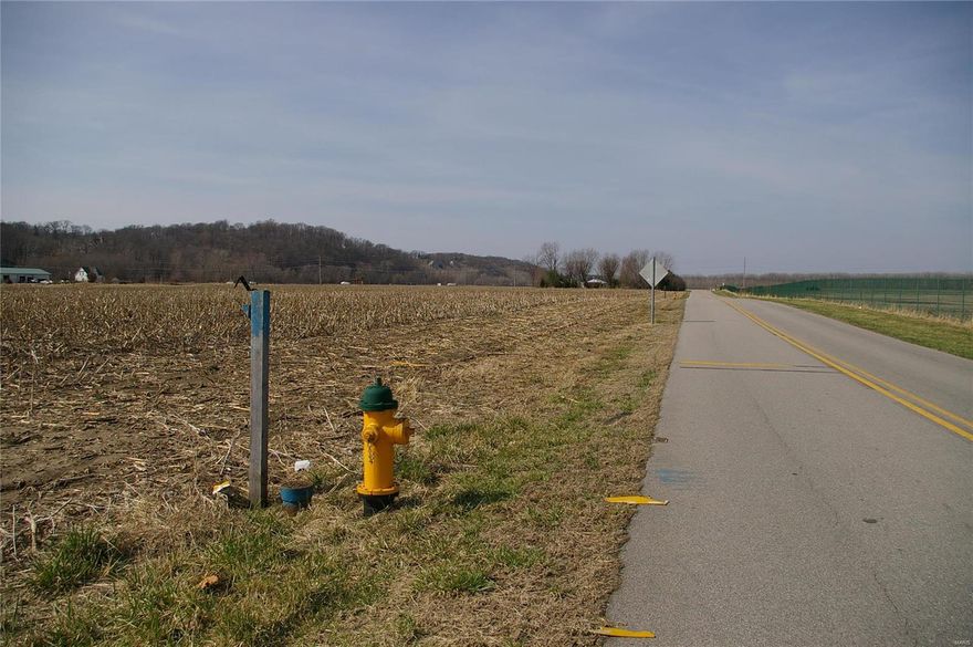 10.8 acres of prime commercial/light industrial land in Chesterfield Bottoms.  Perfectly level rectangle fronting on Old Eatherton Road at street grade, and bounded on each side by paved roads.  A large number of cars pass this site daily.  Perfect location for numerous types of commercial/light industrial businesses.  Site is currently being used for crops.  All acreage is protected by 500 year levy and is cleared and usable.  Walking distance to Spirit of St. Louis Airport.  Easily accessible to hwy 64/40 and the Chesterfield Valley shopping center.  No buildings or improvements on property. Location: Other