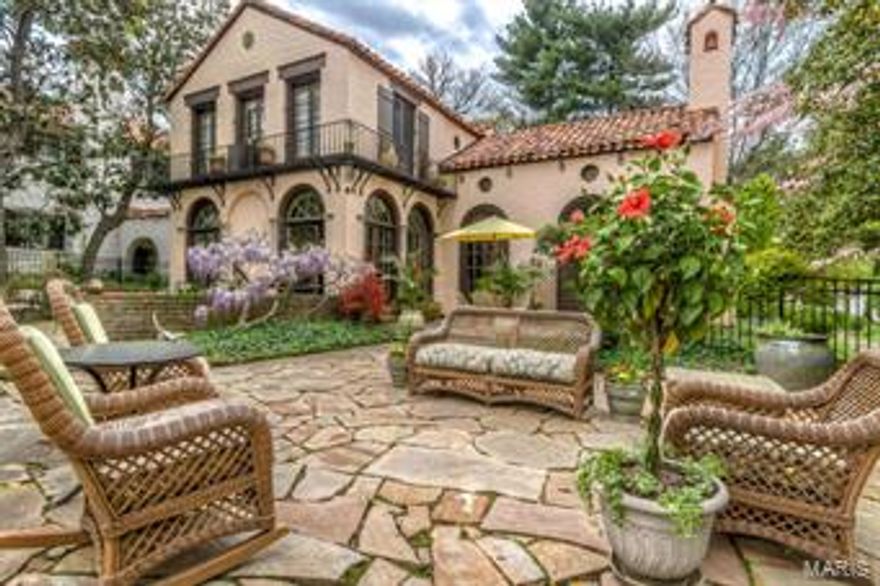 SOLD AT PREMIERE PRE-MARKET SHOWING. Entered for comp purposes only.  Agent's personal home. Built by and for renowned architect William Ridgely Young of Maritz and Young as his personal home.  Stunning Spanish Eclectic style home. Current owners updated most systems and restored home to original detail where possible. Closing 5/20/2015