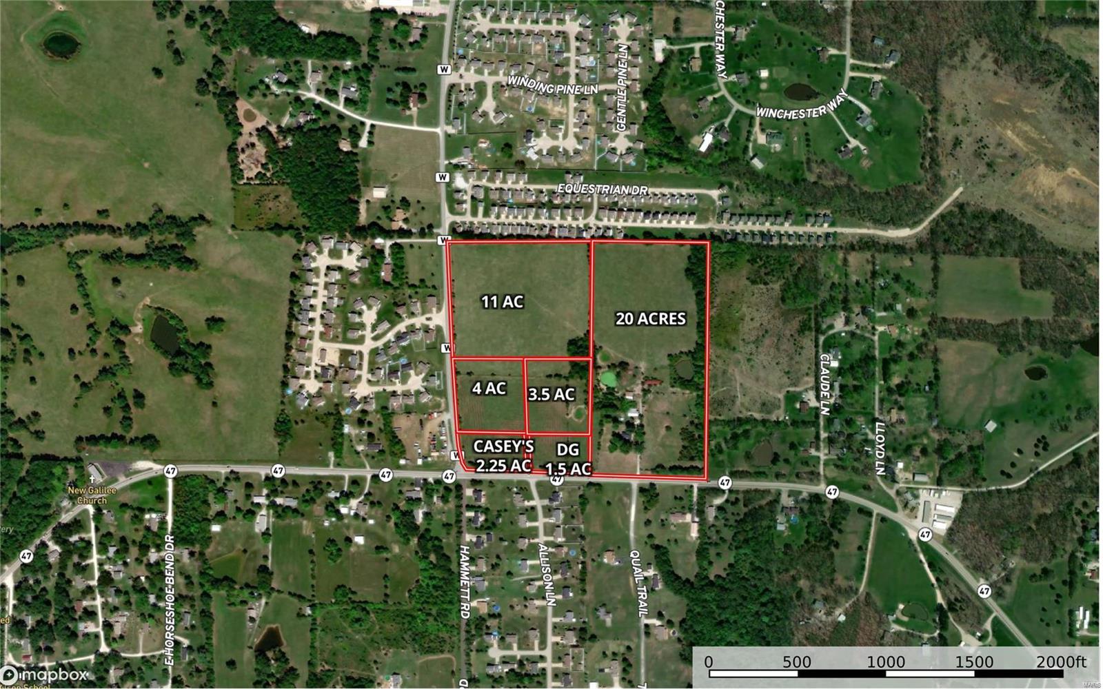 0 E Hwy 47 (Lot 6 - 20+/- Acres)