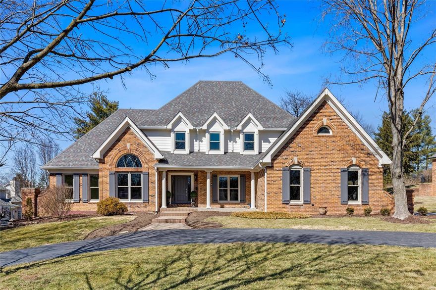 This spectacular DeShetler-built 1.5 Sty features soaring ceilings, detailed trim work, plantation shutters & oak hardwoods that extend throughout the main living area. Impressive 2-sty foyer leads to well-appointed study surrounded by natural wood paneling & built-in bookcases, formal dining room and stunning great room with beamed cathedral ceiling, brick fireplace, skylights & atrium door to patio. Designer kitchen with quartz countertops, 42” cabinetry, premium appliances & 8’ center island adjoins hearth room with octagonal ceiling & floor-to-ceiling stacked stone fireplace. Spacious primary bedroom suite with luxury bath with shower spa & soaking tub offers an appealing retreat. T-staircase accesses 3 additional bedrooms, 1 with ensuite bath & 2 with Jack n’ Jill bath, & sitting area. Walk-out Lower Level includes recreation room with wet bar, family room with fireplace, game room, hobby room & full bath. Situated on parklike 1+ acre grounds with deck, 2 patios & 3-car garage.