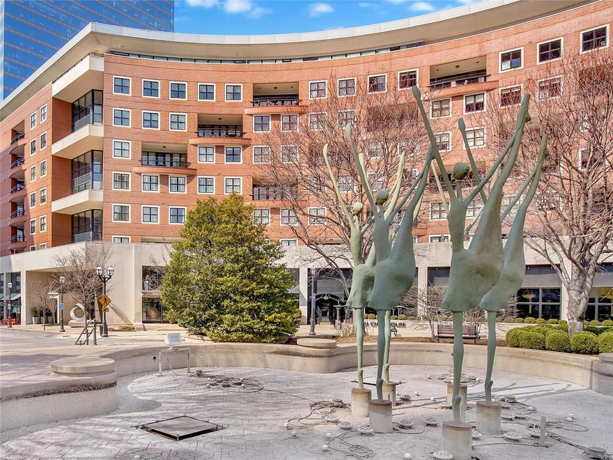 This is the trademark of peaceful elegance. Timeless decor and a warm neutral palette offer a perfect backdrop for your new luxury lifestyle. Truly better than new with  the current resident's contributions of finishes that complement the original design. Meticulous care, ideal divided bedroom plan, flexibility for all purposes, and top of the line everything. Ethereal baths are an homage to the outdoors plus a beautiful kitchen focuses as a gathering spot, and features fabulous stone counters and stainless appliances. Even the public spaces in the building are breathtaking. With the in-building exercise room, dog park area and lush garden not to mention some of the finest dining nearby, you will rarely need to venture out by car. Enjoy every minute of your life! Location: Interior Unit, Upper Level