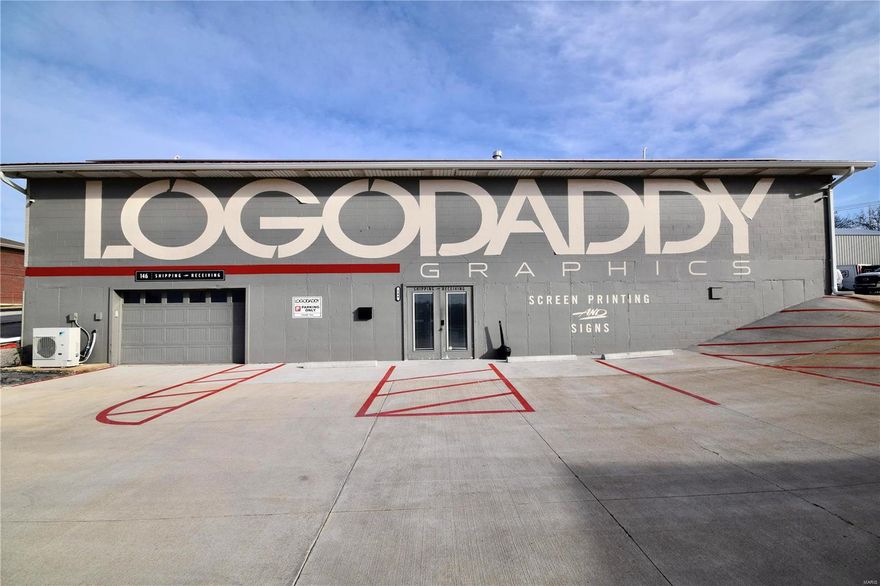 Currently the home of LOGODADDY, The main building has 9000SF - 4500 SF of finished on main level and 4500 SF finished in lower level. ALL NEW SOLAR power system means no electric bills! The main building has been totally updated with new electric panels, new lighting, fresh decor, new roof, and new HVAC units. A Newer 24x40 outbuilding features 16' ceilings, 14' garage door, heat, full LED lighting, concrete floor & 100amp service panel. Additional 16x100' storage building with concrete floors, LED lighting and garage doors ready for your additional storage needs. These buildings have great potential for your business, retail, wholesale or convert to office space. Enormous CONCRETE parking area. Ingress and egress to 7th street. High  Visibility from 21 & across from the Hillsboro School. Great location for any business. This building was originally a home improvement/lumber store and at one time a Hardware Store. City utilities/services. Hillsboro is very business friendly! Location: City