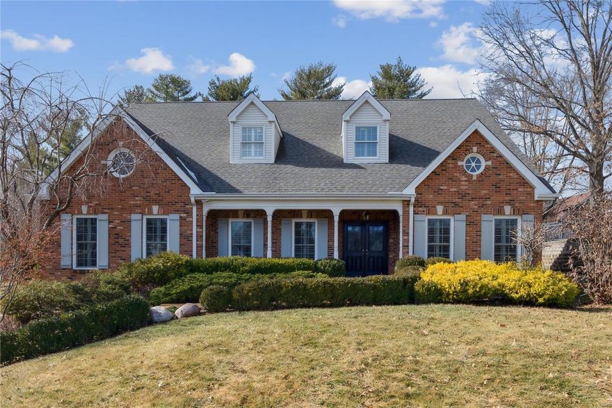 Absolutely stunning executive ranch home in a most desirable Des Peres neighborhood! From the first glance you will see the quality of this meticulously maintained and updated home. 9' ceilings thru out first floor. Gorgeous wood flooring thru-out the entry,dining, kitchen hallways & familyroom. The kitchen is a chefs dream w/ tons of maple glazed cabinets, granite counter tops, stone backsplash, island and stainless appliances. Open Family rm. w/ gas fireplace wood flrs w/ carpet inlay. Divided bedroom flr plan. Huge master suite w/ walk-in & triple closets, Totally renovated bath w/ jet tub, sep. shower w/ custom tile, double sinks & private toilet room. Lower level adds over 2000 sq ft of living space w/ 8-9 ft. ceilings, gigantic rec room, sleeping area, full bath, plenty of storage! The grounds surrounding this home are landscaped beyond your dreams including a gorgeous built in pool! Replacement windows were installed as well as wood plantation shutters thru-out!