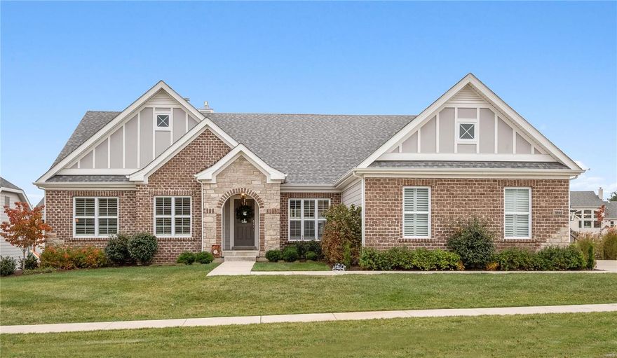 Located in the much desired Fienup Farms, this stunning Great Rm Ranch has great curb appeal, a 3 car side entry garage, large level yard and 4224+ square feet of luxury living space! As you enter you will notice the wood flooring, the arched doorways and the extensive moldings. The sitting room would make an ideal home office! The formal dining room has a coffered ceiling and is perfect for entertaining. You will love the open floorplan with the huge great room with vaulted ceiling, gas fireplace flanked by custom builtins and access to the large covered deck with gas fireplace. The amazing chefs kitchen has custom cabinets, Wolf/Sub-Zerio appliances, quartz coumtertops, a huge center island and adjoining vaulted breakfast room! The primary suite has a coffered ceiling, 2 walkin closets and a luxury bath w/oversized shower and freestanding tub. There are 2 additional bedrooms and baths on the opposite wing. The finished walkout lower level has a 9' pour, large family room, full bath++