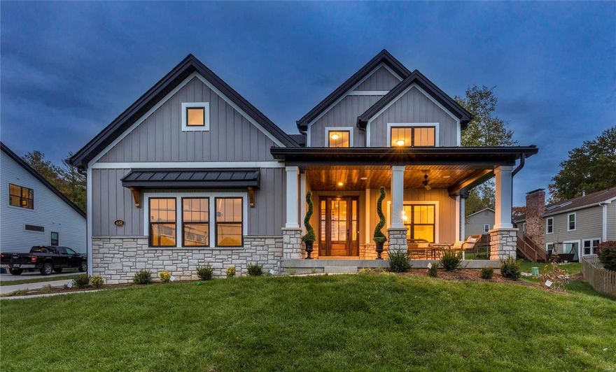 STUNNING view from this almost-unheard-of-front-porch, perched over your HEATED DRIVEWAY, overlooks the valley. But don’t think for a moment that the rest of the home isn’t vying for your attention. Entering the 8 ’ MAHOGANY front door, the abundance of NATURAL LIGHT highlights the luxurious features within; COFFERED ceiling, stylish WOOD FLOORS, well-crafted millwork, CUSTOM Kitchen. Gathering spaces and bedrooms adorn each level of the property. The primary suite on the main level includes one of the most generously sized walk-in closets around. The 2nd floor connects 3 bedrooms to a huge bonus room, and the lower level provides 2 additional sleeping spaces/offices just past the Rec Area. MAIN AND 2ND FLOOR LAUNDRY, built-in speakers inside and out. And location? Couldn't be better. After playing on the 2/3 acre lot, if looking for something else to do, you can always walk to West County Mall to return those holiday gifts that just don’t work out! When should we look for you? Additional Rooms: Mud Room