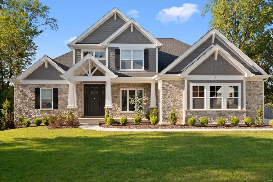 Welcome to 2 Pricemont Dr, a luxury gem in the esteemed LADUE school district. This 1-year-old custom home offers 4 beds, 4.5 baths, & nearly 4,000 sqft of modern living space. Open layout w a chic kitchen, gas fireplace-adorned family room, formal dining for hosting, & convenient main-floor laundry/mud room. Luxurious main-floor primary suite w spa-like bath w a tub, shower, separate vanities, & spacious walk-in closet w custom shelving design. Upstairs, 3 beds, each boasting an ensuite bathroom & walk-in closet, provide luxurious privacy for family & guests. A generously sized loft adds versatility, serving as a 2nd living room or playroom. Indulge in the outdoors on the covered deck w vaulted ceiling, offering an oasis for relaxation. W a 3-car garage, convenience is paramount. Meticulous craftsmanship & upscale design converge to create an impeccable home that transcends expectations. Don't miss the chance to own this masterpiece in a prime location. Additional Rooms: Mud Room