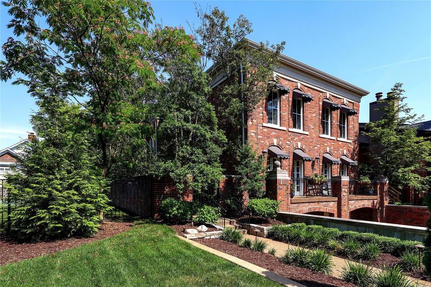 Rare opportunity to purchase a once in a lifetime home poised at the edge of downtown Clayton.  4 Bedrooms, 5 Baths, 5,000+ sqft of luxury living space.  Immediate access to restaurants and boutiques. Two story Foyer with balcony and elegant finishes & elevator servicing all 3 levels. Formal Dining Room opens to light filled Foyer & Butler Pantry.  Living Room offers gas fireplace w marble surround and full length terrace. Open floor plan of Kitchen, Breakfast Room and Hearth Room all access the stunning rear brick terrace and pool area.  Chef's Eat-in Kitchen includes SubZero & Viking appliances, center island and 10ft ceiling with exposed beams. En Suite Master Bedroom is located on the Upper Level with two additional en suite Bedrooms and 2nd floor Laundry Room.  Lower Level hosts newly added Bedroom, full Bath and Mud Room. 2-car garage, electric charging station, irrigation and security system.