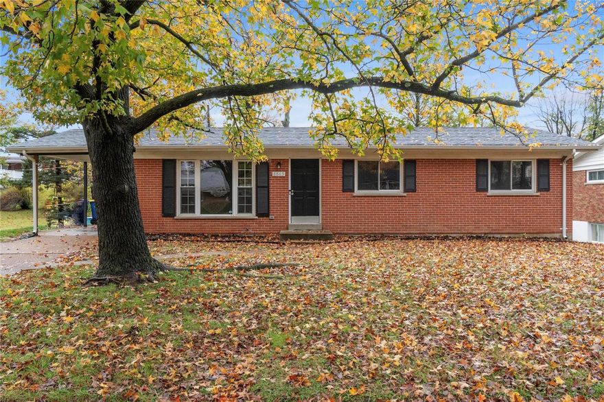 NEW PRICE!! Don’t miss this beautifully updated Crestwood gem! Featuring an open floor plan, this 3-bedroom, 2-bathroom home is move-in ready. Step inside to a bright and airy living room filled with natural light. The stylish kitchen boasts 42" cabinets, sleek granite countertops, subway tile backsplash, stainless steel appliances, a breakfast bar, and updated lighting. The dining area flows seamlessly into the living space, perfect for entertaining. The main floor primary suite includes an en-suite bathroom with modern updates, while two additional bedrooms share a fully renovated hallway bath. The basement offers plenty of storage and convenient walk-up access to the backyard. Outside, enjoy a spacious, fully fenced yard—ideal for gatherings and relaxation. Recent upgrades include a new HVAC system, water heater, and roof. Located in Lindbergh School District. BOM absolutely NO fault of seller!!