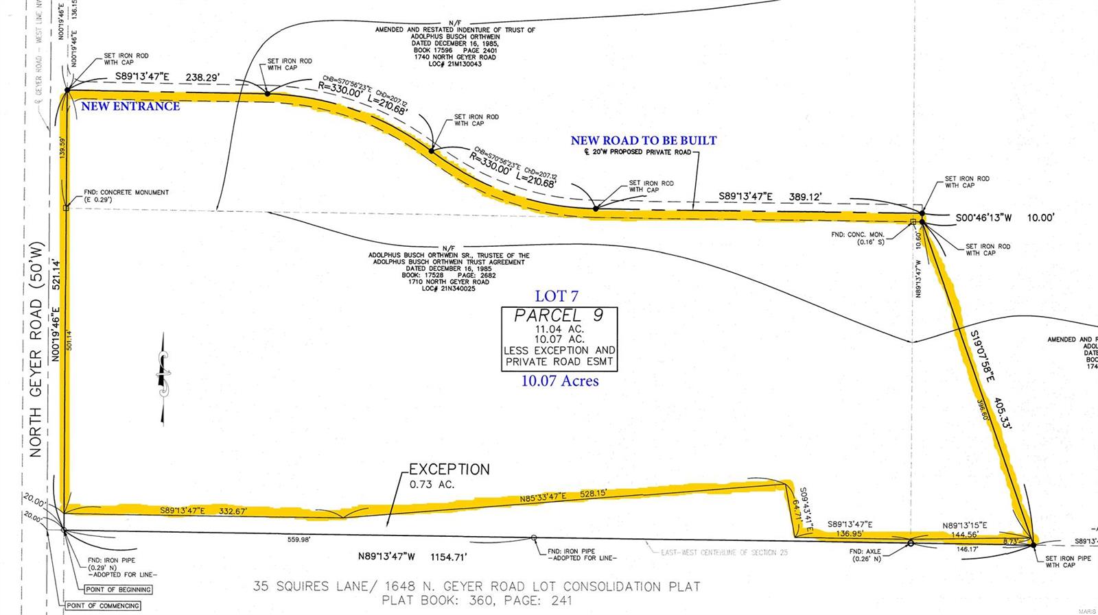 Section 25 Township - Land