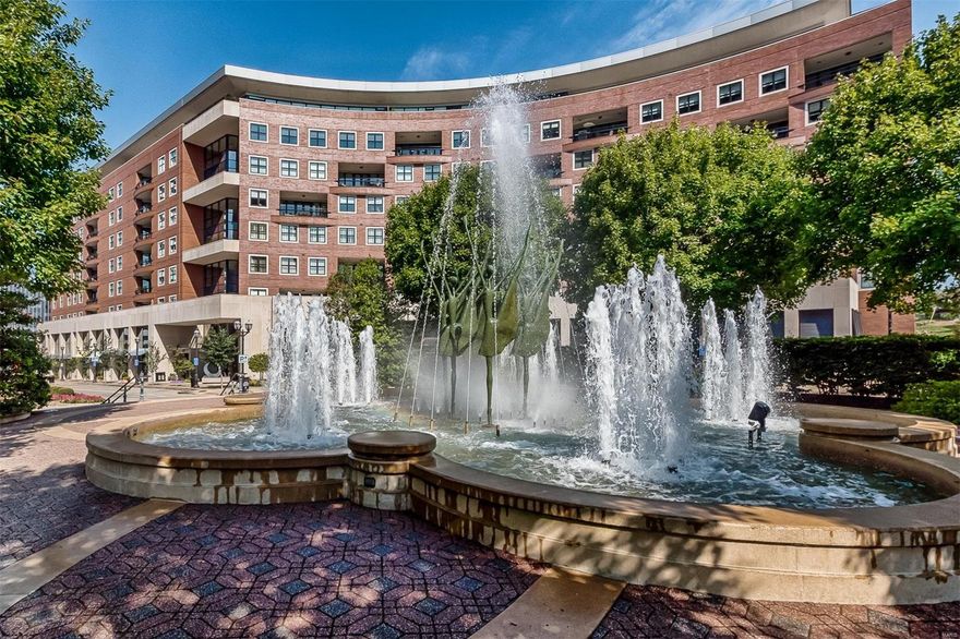 155 Carondelet Plaza affords its residents a lifestyle of privilege & prestige by virtue of its enviable onsite facilities and its esteemed neighbors including the Ritz Carlton. #304 is a luxury garden-level condo ideally suited to work, rest & play. From your private terrace adjoining the lush landscaped grounds, you can instantly connect with nature. Or appreciate the panorama of mature trees & winding walkways while relishing the unit’s ample interior comforts. Among high-end inclusions are an exquisitely appointed chef’s kitchen primed for entertaining and sumptuous living/dining spaces featuring 10ft ceilings, masterful millwork & elegant light fittings. Each of the 3 commodious bedrooms (primary + den) features an opulently-appointed bathroom providing the perfect retreat at day’s end. Bonuses: reserved 2-car parking, gym, dog exercise area, and an attentive concierge. Heading out? You are mere meters from Clayton’s vibrant heart with its fine dining, shopping & entertainment. Location: City, Downtown, Upper Level