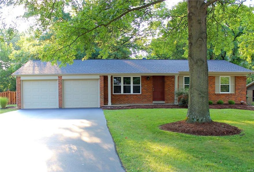 Updated Ranch home with gorgeous trees and large private lot.  This home has 3 bedroom and 2 baths.  Newly refinished hardwood/parquet flooring, newer carpeting, newer appliances, new deck 2016 and new roof 2015, entire house recently repainted.
Dining Room is being used as a sewing room as seller works from home.  Lovely vaulted Sun Room with builtin bookshelves. All windows have been upgraded and replaced.  Large Lower Rec Room with play platform for kids.  Back yard is fully fenced with large mature trees and great play area.  This home has been very well maintained and in lovely condition.  Great for the growing family with kids and pets!! Situated on a quiet peaceful street. Additional Rooms: Sun Room