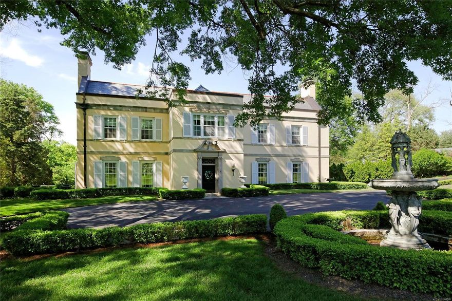 Unbelievable new price! One of the finest lanes in Ladue! 2.04 acre estate features a classic 5 bed, 6 (5/1) bath home designed by Study and Farrar. Dramatic formal living & dining rooms w/ antique paneling, extensive millwork, casework & period hardware. Fantastic, center island kitchen features: Subzero & Wolf appliances, custom cabinetry, wine refrigerator, & custom lighting - adjoins breakfast room w/ wood burning fireplace. Sun room w/ coffered ceiling overlooks rear terrace, pool, & rear yard. Master bedroom suite w/ en suite bath & dressing room. 2 bedroom suites feature walk-in closets w/ en suite baths. 2 bedrooms suites share Jack & Jill bath. Features include: Study w/ full bath, circle drive, 3 car garage w/ radiant heat, gorgeous landscaping & outdoor spaces, rear yard offers exceptional privacy, pebble tec pool, slate terraces, & emergency generator.