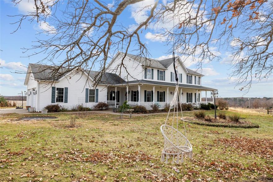 Welcome to Bidwell Creek Farms - Not very often do land holdings of this size come to the market. Amazing 309 ac row crop and livestock farm with 3100SF home, second residence and numerous outbuildings. This farm has been cultivated to be a productive soybean, corn, cattle, hog and sheep operation. Beautifully set large home situated amongst old growth trees and historic barns overlooks this sprawling farm. The expansive property borders the nearby Mark Twain National Forrest, encompassing over 10,000 acres of wild and remote recreational property. This is a once in a lifetime opportunity to own a productive ag operation, outdoor enthusiasts paradise and beautiful homesite.