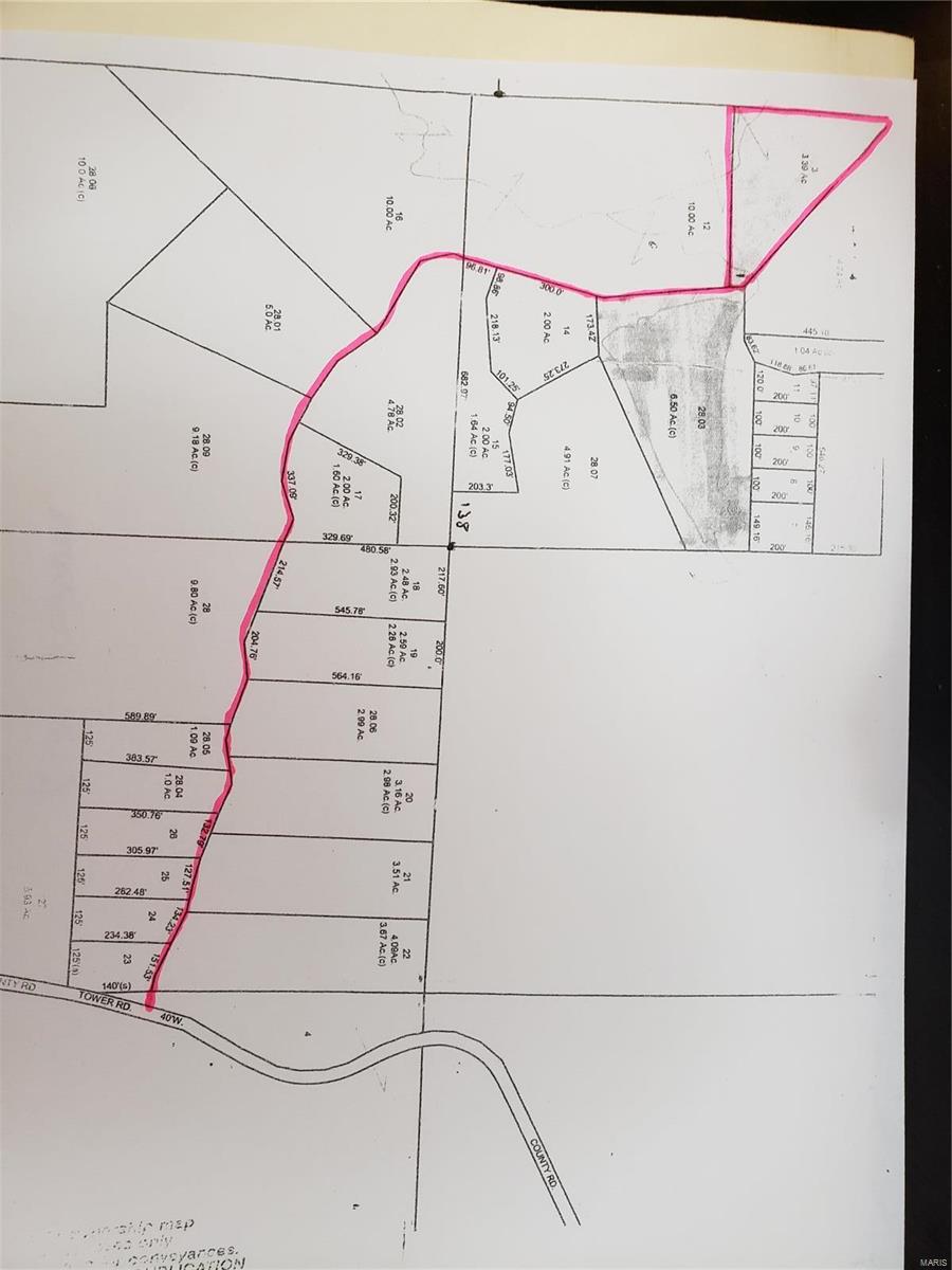 Daniel Boone Lake Estates - Land