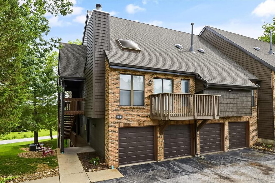 Welcome to 6300 Sprig Oak #C.  This 2 bedroom, 2 bath condo is a 2 level unit up a single flight of stairs. Spacious living room w/ newer laminate flooring, vaulted ceilings & a skylight & gas fireplace. Access your newly refinished deck that overlooks a wooded area. All kitchen appliances included in sale. The master suite includes a walk-in closet, secondary closet & a master bath featuring a double bowl vanity & separate tub and shower. If you need the best closet ever, the second bedroom w/ massive closet & huge loft area is on the 2nd level. Loft area also has a wet bar/mini kitchen.  Private in-unit laundry & updated 2nd bath on main level. Newer laminate plank flooring & HVAC system, custom closets on all levels--all freshly painted too!  Keep your vehicle out of the elements in the assigned, 1 car garage that also is home to a storage closet. Genesee Park is conveniently located across the street from the Kennedy Recreation Center, Susan Park and Quail Creek golf course. Location: End Unit