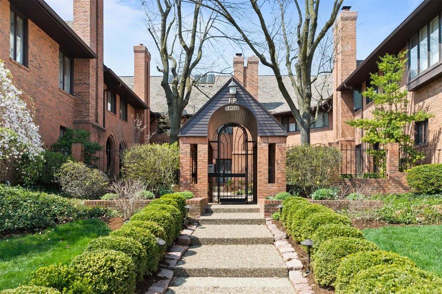 Spectacular Condo renovation in Old Town Clayton w/ over 2700 sq’ of thoughtfully designed spaces. Utmost attention to detail contributes to the warm and inviting ambience throughout. From the gracious foyer one has views of the LR, DR and romantic private pool/patio/cabana. A delightful hearth room adjoins a chef's kitchen with all the amenities one desires: high end Bosch appliances, multiburner conduction cooktop, dbl convection ovens, 2 warming drawers, micro, full size wine fridge, Bosch refrigerator, granite counters, island w/ breakfast bar.  The main level includes a gallery hall with B/I bookcases and elegant powder room. The 2nd floor boasts a huge master suite with large w/In closet and luxurious master bath; 2 additional bedrooms; Jack/Jill bath; Laundry room; skylights. Other Special features include a private elevator, custom iron railing on stairway, built in bar area, China closet, and custom cabinetry. *MBR chandelier is excluded. Fireplaces never used and are “as is” Location: Suburban