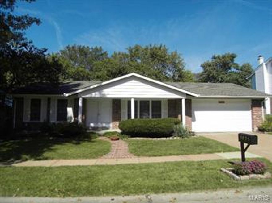 Sharp clean 3 Bedrm, 2 Bath Brick Ranch with an Oversize 2 Car Garage and LARGE BACKYARD that BACKS TO TREES. It’s hard to find a yard this nice! This home has Updated Carpeting THROUGH OUT and was Freshly Painted throughout as well. Updated Roof, Furnace and Water Htr. An office or possible 4th Bedrm is located in the Bsmt. Kitchen/Breakfast Rm has a Pantry and an adjoining MAIN FLOOR LAUNDRY RM which leads to the garage. Garage is an extra 3 Feet wide & deeper on one side for extra storage or work area. Refrigerator in garage stays. Entry Foyer leads to the Living/Dining Rm Combination. There is a Main Floor Family Rm with a Woodburning Fireplace that adjoins the Breakfast Rm. Sliding Glass Doors off the Breakfast Rm lead to a freshly painted Large Deck. There is also a Patio off of the deck behind Garage. Master Bedrm has His and Hers Closets and a Full Bath with Shower Stall. Front Windows are updated Thermal Tilt-Clean windows. Beautiful neighborhood. Sidewalk in front of home.