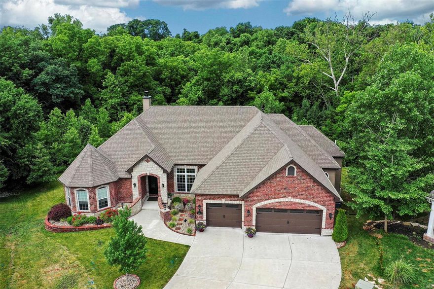 Luxury Custom Ranch w/ oversized garage at end of cul-de-sac w/ private back yard & oasis saltwater pool! 4 Bed/ 3.5 Bath plus office is spacious and grand in all the right places! Luxury upgraded Chef Kitchen boasts enhanced appliance pkg, massive kitchen island w/ upgraded lighting around the cabinets. Large pantry located in the kitchen. Private entrance to the Owner's Suite is a feature you will love & features custom closets, hardwood floors throughout, massive tiled walk in shower! MF Laundry plus mudroom w/ built in cubbie system! Outside you will be amazed by the large screened in porch, aggregate patios, built-in fire pit & new saltwater pool!  Professionally finished landscaping is low maintenance with the sprinkler system! Walkout LL features a second fireplace, unbelievable bar with stone accents, a large bedroom & bathroom. Unfinished area has second entrance for pool storage. If you have been waiting for a very impressive home with all the upgrades then this is the one! Additional Rooms: Sun Room