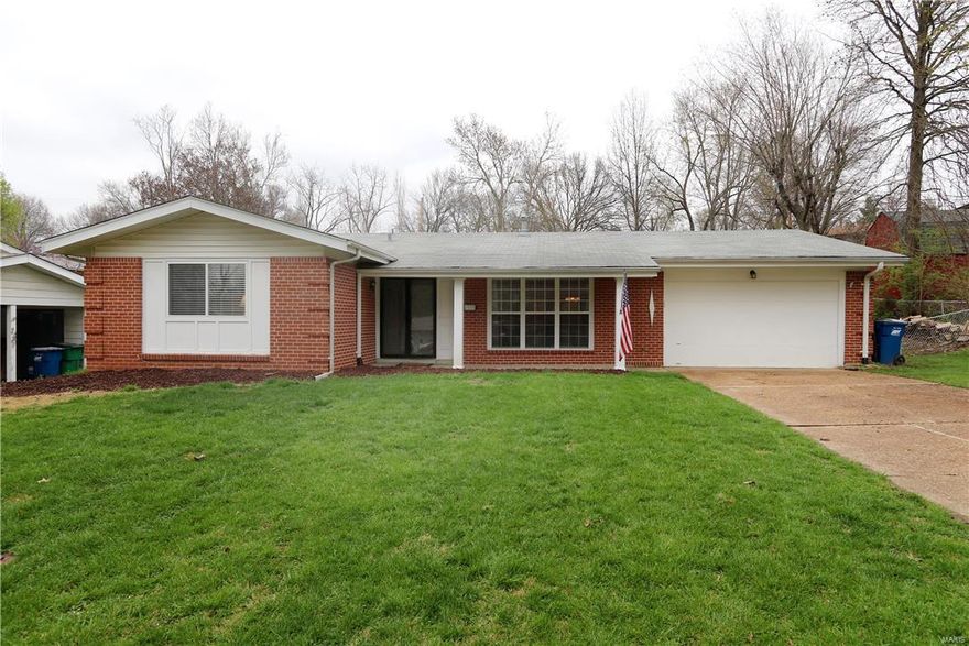 One level living at its best! You will want to put this totally updated ranch with over 1800 square feet of living space on the main level at the top of your list to see! A great floor plan with master bedroom suite separate from the secondary bedrooms. A great flow from living room, dining room kitchen and family room. Large main floor laundry. Clean and well maintained with  lots of natural light. This home was completely updated in 2015 with windows, kitchen, both baths and flooring. Level fenced backyard and oversized 2 car garage. Located in a desirable subdivision with subdivision pool, close to highways, shopping and restaurants. Parkway Schools!