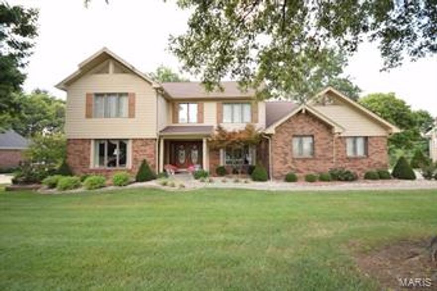 Motivated seller! Special financing available** Wonderful 1.5 Home featuring a desirable master suite on the main level. Soaring two story ceiling in the great room, tile floors, bay window, atrium door, full brick fireplace. Master suite with ceiling fan, luxury bath w/tile floor, dual sinks, sep tub & shower. Powder room on main level. Kitchen offers tons of counter tops, lg center island, stainless wall oven and micro. Large living room and dining room off the entry foyer. Breakfast rm w/wall of windows, planning desk. MFL w/cabinets. Off the breakfast rm is the screened in porch or 3 season room Bed 2, 3 & 4 on upper level w/well sized closets, dual windows, ceiling fans. Saltwater in ground pool, vinyl liner, fence around pool & patio area. This home is predominately brick on all sides, custom windows, tons of beautiful landscaping, great view of pool area, the home also has a walkout basement waiting to be finished. The basement has a spot for a large fireplace in the foundation. Additional Rooms: Mud Room, Sun Room