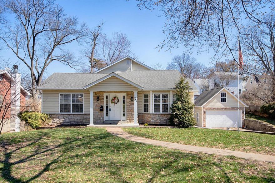 Back on the market by no fault of the seller! Stunning home w/garage space for 5+ cars! Completely rebuilt & updated in 2001. Dining rm w/crown molding & bay window. Family rm w/marble surrounded ventless gas FP & opens to the gorgeous. Updated kitchen, w/big breakfast bar, stainless appliances & 42 inch custom cabinetry. Master suite w/tall cathedral ceiling, recessed lighting, 3 closets & spacious master bath w/double sinks, sunken corner jet tub & glass enclosed shower. All windows have 2 inch Plantation shutters. FIN. W/O LL  w/office, rec/sleeping rm w/full bath, walk in closet, & lots of storage. 2-50 gallon water heaters. Level fenced yard & big elevated deck. HUGE driveway adds tons of convenient parking. GARAGE SPACE includes a 3-car tuck under garage (27x38) & oversized 2-car detached garage (24x23) w/attic storage. Both are insulated & dry walled w/18x9 doors for tall vehicles or work trucks. Enjoy Kirkwood Rec Center. Perfect for a car enthusiast, wood-worker, or boat.