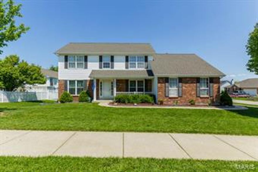 Wow! Wow! Wow! This home has been completely updated with cool tranquil colors! Gorgeous, inviting kitchen complete with granite counter tops, stainless appliances, LOTS of cabinets, Glass Tile Back splash, Ceramic Tile flooring that flows easily into Breakfast room, Family Room and Living Room. Over sized laundry room has cabinets for more storage.  Main Floor 1/2 bath has been remodeled.  Newer carpet in dining room, and staircase.  Upstairs includes a VAULTED Master Bedroom Suite, with wood laminate floors...wait til you see the Master Bathroom! You won't want to leave!  Hardwood ceramic tile completes large shower, glass tile back splash around large tub, ceramic tile flooring and adult height granite vanity finish off this oasis.  Upstairs include hardwood laminate flooring and 3 bedrooms complete with full large bathroom.   Basement is finished w/sleeping area, Rec area and 1/2 bath!  Close to schools, parks and major highways! HSA warranty included, that just replaced AC.