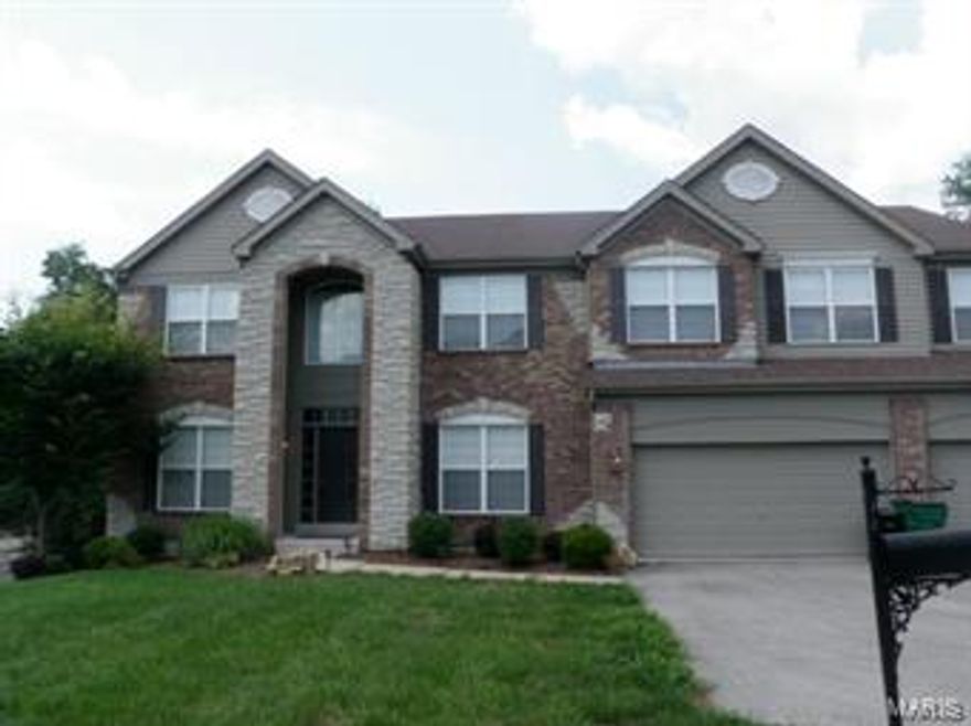 This stunning brick front home features 5 bedrooms, 4.5 bath, 3 car oversized garage, on a private street.  Gourmet kitchen with custom cherry cabinets, solid surface counters, center islandwalk in pantry, beautiful wood floors, leads to a breakfast room and deck. Separate dining room, living room & family room,  main floor in law quaters (if needed). 2nd floor offers, rec/family room with catherdral ceilings. 2nd floor laundry room, spacious master suite, with large walk in closet. master bath has double sinks, jetted tub and serapate shower.  Zoned heatng and cooling.  Plenty of additional parking. owners requires a min 12 month lease or longer.  No smoking.