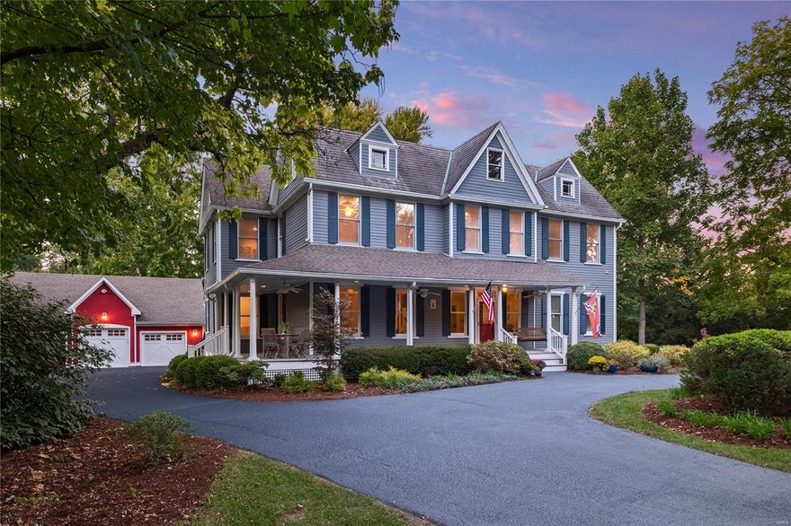 Built in 1880 & lovingly cared for & owned by 1 family since 1964. Situated on one of Kirkwood's largest lots on the lovely and historical stretch of East Monroe, these opportunities rarely arise. After a whole home renovation in 1996, a 2 story FR/MSTR/Garage addt'n in 2003 & outdoor improvements in 2018, this home is ready for the next generation of memories. Foyer is a room in itself flanked by LR & DR adjacent the kitchen which is open to the FR addt'n spanning the whole rear of home. 2 master suites on the upper w/ 3 addt'l bdrms & full bath, plus access to the attic space that once felt like a secret hiding space for the kids. A 3 car garage that is 1.5 cars deep is the perfect space for all the toys & more. A modernized deck off back of home meanders to side, maximizing the gorgeous views & perfect for 2 or a whole crowd! Gorgeous gardens & home to the 3rd largest Tulip tree, this 1.81 acres can be enjoyed as is or completely transformed by one w/ lofty outdoor dreams.