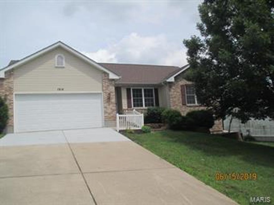 Beautiful one story ranch style home with 4 bedrooms 3 full bathrooms, family room, kitchen dining combo, main floor laundry room.  Over 2,500 square foot of total living space. The master bedroom is designed with a coffered ceiling, full bath and double door closets.  The kitchen is furnished with brand new stainless steel appliances, a pantry,access to the laundry room and garage.  The dining area  features a vaulted ceiling and sliding doors that lead to the patio.  The partially finished walkout basement features the 4th bedroom, family room/recreational room, a full bathroom, a 2nd laundry room and lots of storage or work area. The fenced in back yard is spacious with a basketball hoop and large patio.  The front yard has some landscaping, off the street parking, and 2 car garage.  Home is in a quite neighborhood with easy access to shopping, schools, hospital and  Highway 100.  Home is vacant and ready to move in.  Appointments through MLS, Supra Lock.