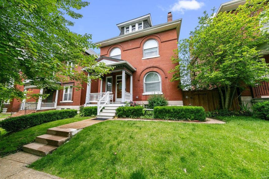 This meticulously renovated Victorian is now the most 'livable' home in Historic Shaw! Inviting floorplan includes a recent addition that houses a spacious new family room, right off the kitchen! Beautiful new hardwood flooring stretches throughout the 1st & 2nd floors. Third floor is a fantastic suite - great for kids, or a Master retreat! All the detail work is done here - every window has been replaced with a top-of-the-line Marvin or Anderson window for efficiency and ease of use! Great roof, updated systems, and newer oversized garage mean you can move right in! Modern amenities are complemented by historic features such as a beautiful original staircase, two sets of gorgeous pocket doors and FOUR functional fireplaces! Wonderful storage throughout, including an enviable walk-in closet in Master BR, deep 3rd floor closets and a loft in the garage! Spacious, dry basement w/rough-in! Fenced backyard includes play area & unique stamped patio. Showings start Saturday 5/23. Move fast!