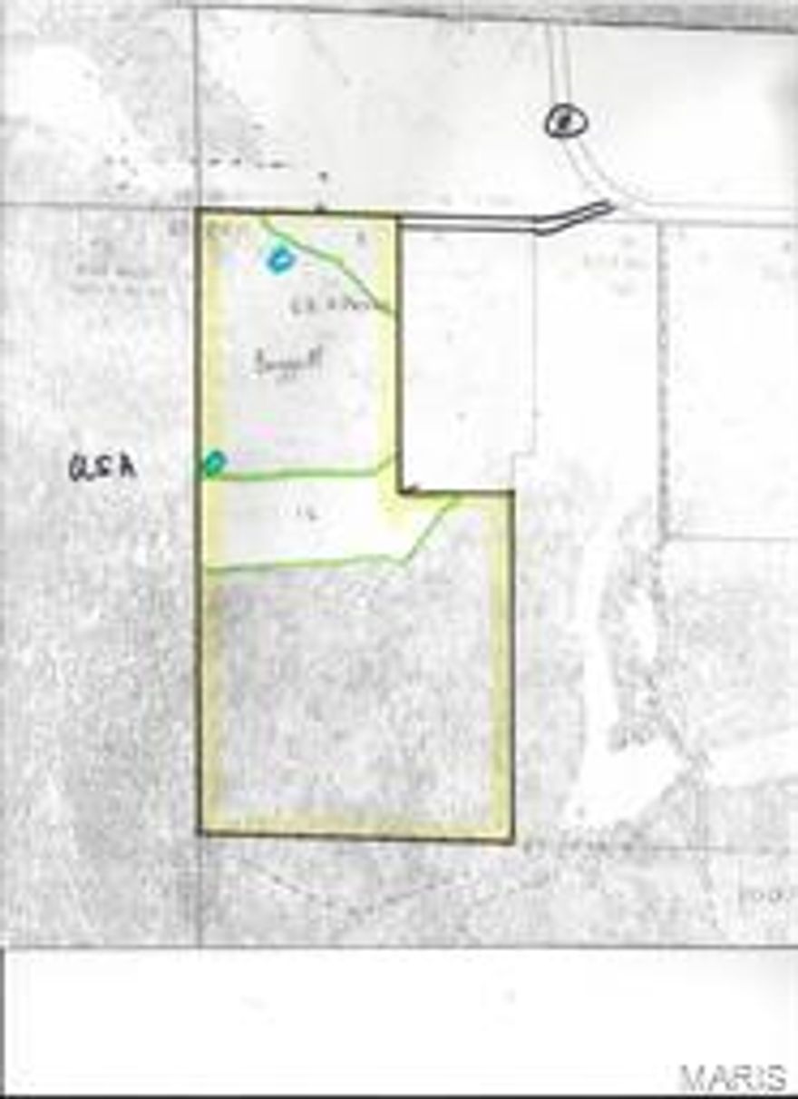 68 Acres of Prime Ozark land with great wildlife habitat including 15 open acre food plots, ponds, timber land, great building site for new house or cabin, great view to West, borders Mark Twain National Forest on West 1/2 mile, 550' drilled well w/2 h.p. pump, electric service in place, septic system in place, perimeter fence on surveyed corners, easy access off of State Hwy. thru locked gate to private lane but only about 8 miles to town.  Priced to sell at only $119,900.00