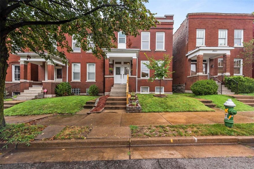 Welcome home to a gorgeously restored 2 story home in the well sought after Fox Park! Renovated in 2018. Updated windows, roof, new electrical throughout, zoned heating and cooling, & updated plumbing. This home is definitely a great find. Refinished hardwood floors, 10ft ceilings,  an open floor plan,  1st floor powder room, beautiful white crown molding, large center island, huge deep pantry with custom organizers, 42 inch white cabinets, stainless steel fridge, microwave, and electric stove. The 2nd floor has 3 beds, & 2nd floor laundry and foyer area. Walk into the master suite with a walk in closet including custom organizers, a beautiful double vanity, jetted tub, separate tiled shower and private balcony. This jewel has a private fenced back yard with 2 car garage-port. The home sits on a cul de sac, with local traffic, close to interstate 44, local parks, restaurants and hospitals! Schedule your showing today!