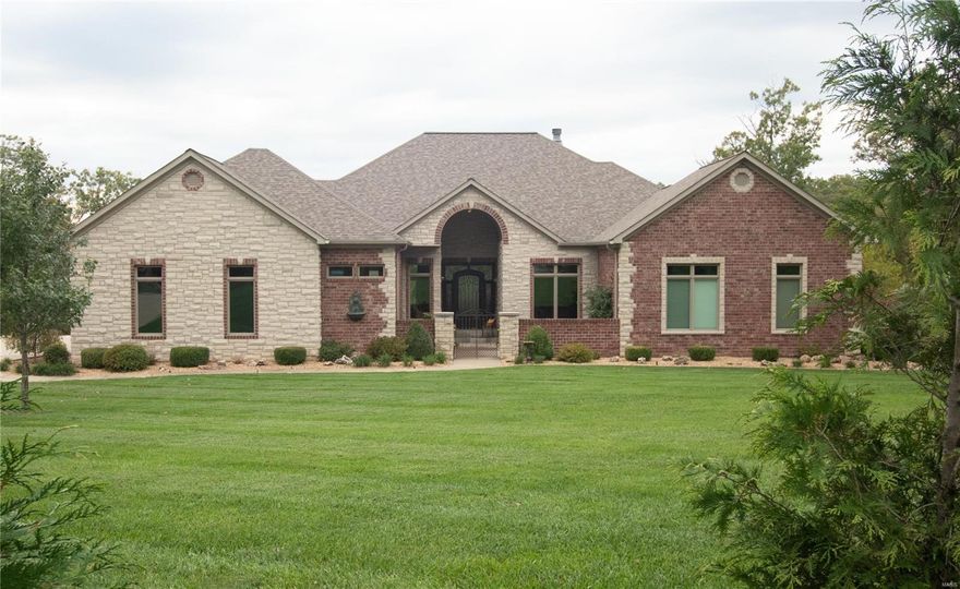 INSTANT EQUITY!! 4 bdrm suites, 5 bath home w/12 ft ceilings on 5.84 ac. High end, well kept & beautifully decorated, this home has nearly 8,000 sq ft w/2 lg master bdrm suites on the MF & 2 more on the LL. The m/f master bath is simply breathtaking. The kitchen has an amazing walk-in pantry, center island & breakfast bar. Just off the kitchen is an office, sep dining rm, laundry rm & a 1/2 bath complete with an alabaster sink. A beautiful sun room just off of the family room & an amazing deck with outdoor kitchen. Electric blinds, gorgeous lighting & tons of storage throughout the home. A lighted staircase takes you to the LL where you’ll find another family rm, tons of storage space including a cedar lined closet, an elevator shaft going up & doors leading out to the patio. Home has a great security system, raised concrete garden beds & a 3 car garage w/more storage. Sellers request that all buyers must show proof of funds or a pre-approval letter before viewing. Additional Rooms: Sun Room