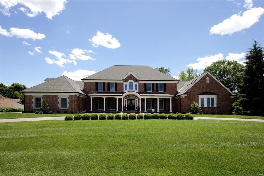 Come take a peek. Fresh new look w neutral palette welcomes you upon entering. The heart of the home is the sleek white kitchen w new granite counters, subzero fridge & stainless appliances opens to spacious brkfst room w planning desk, 2 bays w window seats & large sun lit hearth room overlooking pool, fabulous pool house(kitchenette/full bath, making it 7 full baths total) & lush gardens. 2 story great room w box beam ceiling, frplace, hardwood floor & wet bar. The master retreat on first w custom built-ins, his & hers custom closets & luxurious bath w 2 vanities, 2 showers, whirlpool tub & 2 private commodes. 3 Bedrooms up plus paneled built in study(possible 4th bdrm) & loft area. The lower level will take your breath away w golf green (replica of 17th hole at Pebble Beach), custom wet bar, wine bar, relaxing theatre room, exercise room & large party area(great storage area still available). Fabulous local. Entertaining never looked so good! Don't dream about the Good Life-Live It!