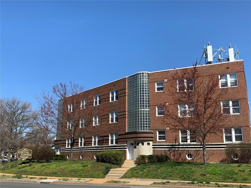 Crystal Towers is an 18 unit property built  in 1940 and located in the St. Louis Hills Neighborhood in South City St. Louis with easy access to Hwy. 44 providing access to downtown St. Louis.

Each unit features fully-equipped kitchens, contemporary cabinetry with kitchen islands and well-appointed finish
materials. Additional finish materials and unit features include the following: large open floor plans, quartz countertops, smart door locks, smart thermostat, soft-close cabinets, stainless steel appliances and in-unit washer/dryer.

In 2019-2020 the properties were fully-renovated and the following updates/upgrades were made including, new kitchens, new bathrooms including cherry wood vanity with quartz counter tops, new wood-look vinyl plank flooring, new electrical panels and wiring, new gas water heaters, new windows, tuckpointing, and new TPO roof.